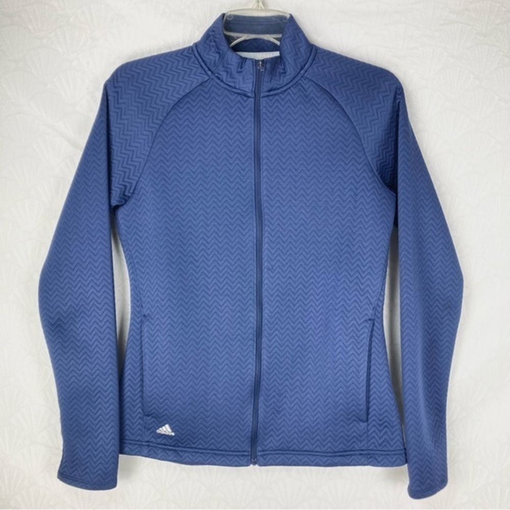 adidas Blue Women's Jacket - Picture 3 of 9